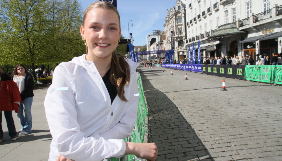 Det er handball som er hovudidretten til Anne Marte Eikåsen, som var ein av vesttelene som deltok i Sentrumsløpet.