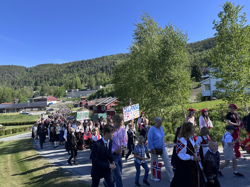 17. mai i Kviteseid.