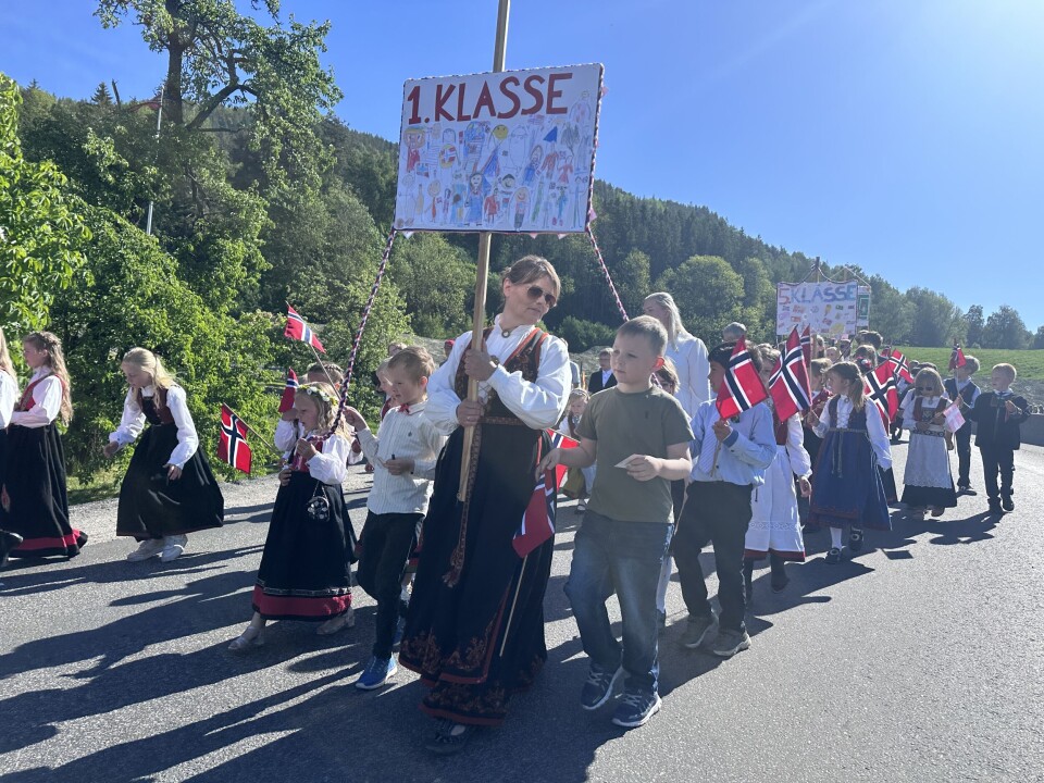 17. mai i Kviteseid.