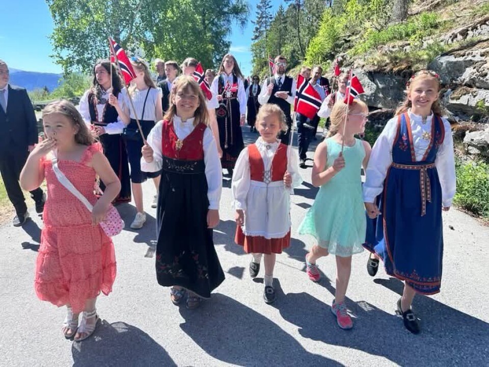 Frå feiringa i Brunkeberg.