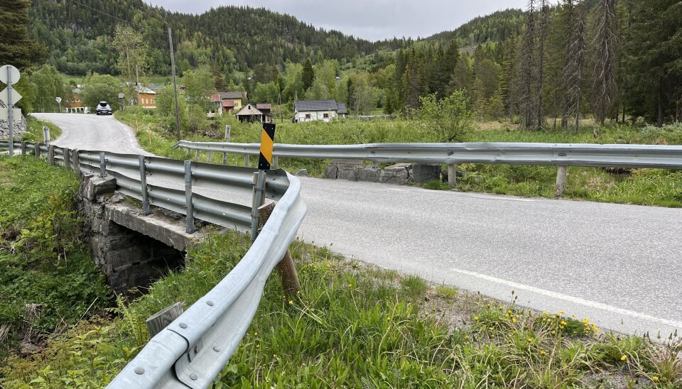 Det skal lagast reguleringsplan for ny strekning her ved Vrengen bru i Eidsborg.
