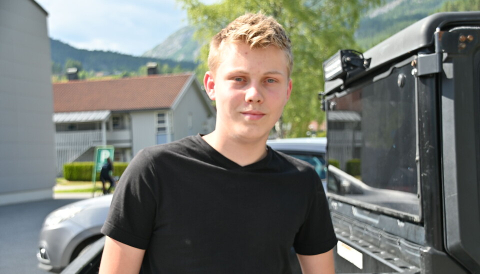 Sondre Dahl Kasland gler seg til å starte på vidaregåande.