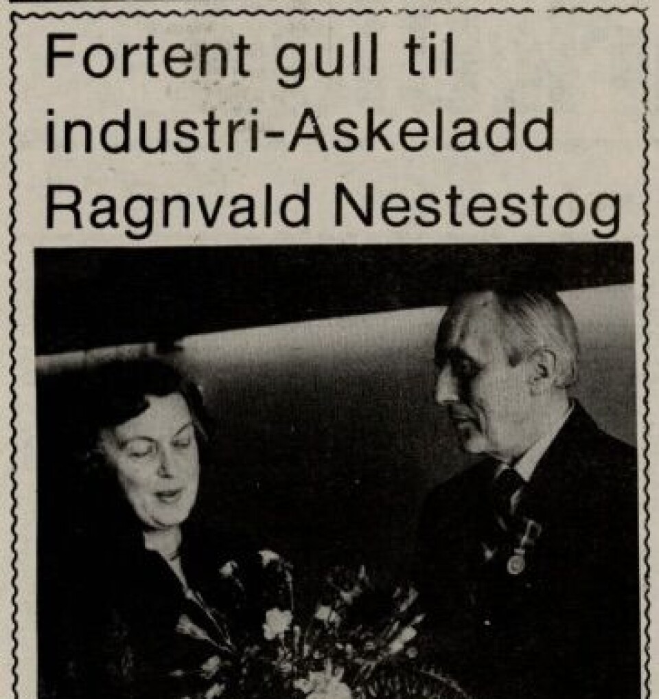 I 1983 fekk Ragnvald Nestestog Kongens fortenestemedalje i gull for arbeidet sitt med å utvikle framifrå produkt, og for å ha bygd opp hjørnesteinsverksemda Nemek.