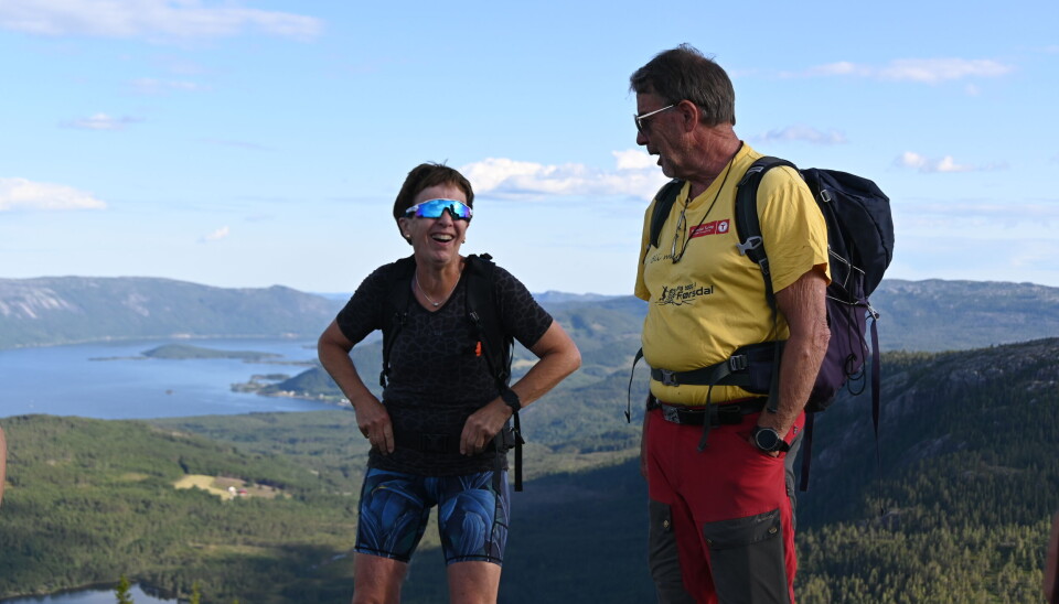 Unni Vik og Rune Pettersen blei kjærastar gjennom turlaget for tre år sidan.