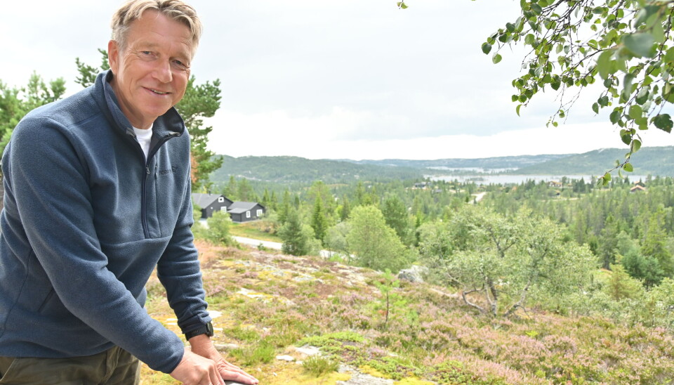 På hytta på Kyrkjebygdheia i Nissedal har olje- og energiminister Terje Aasland lada batteria.