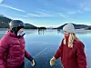 Glitrande skøyteføre: – Ein må berre hive seg rundt